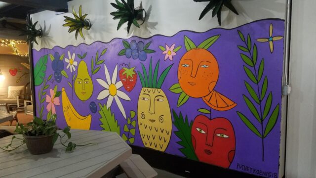 Big Acai Bowl fruit wall art