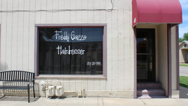 Storefront of Freddy Gazzo Salon
