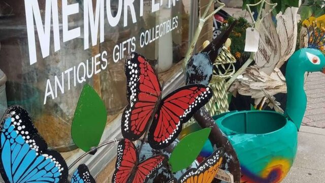 Memory Lane Antiques - lawn ornaments butterflies, peacocks and more