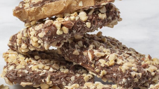 Rocky Mountain Chocolate Factory toffee with nuts