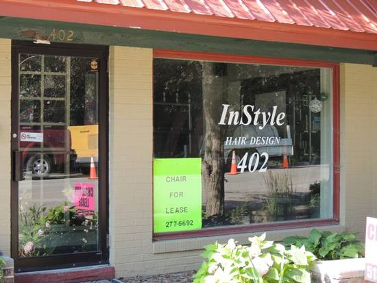 Tress Obsessed - Instyle Hair Design - sign for chair for lease