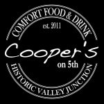 Coopers logo - comfort food and drink in Historic Valley Junction