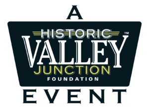 A historic valley junction foundation event logo