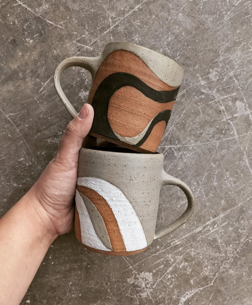 Bree Daggett is a ceramic artist based out of West Des Moines, IA. Her work centers on functional pottery characterized by simple forms and intentional design. With a background in printmaking, Bree expanded her interests to pottery 8 years ago. She has been teaching pottery classes at Kunzler Studios for 3 years. 