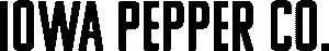 iowa pepper co logo black letters