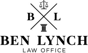ben lynch law logo black on white