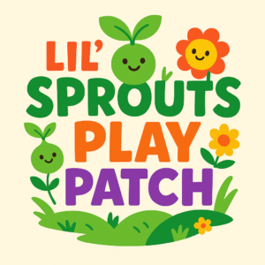 lil sprouts play patch square logo