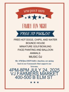 vfw family fun night poster