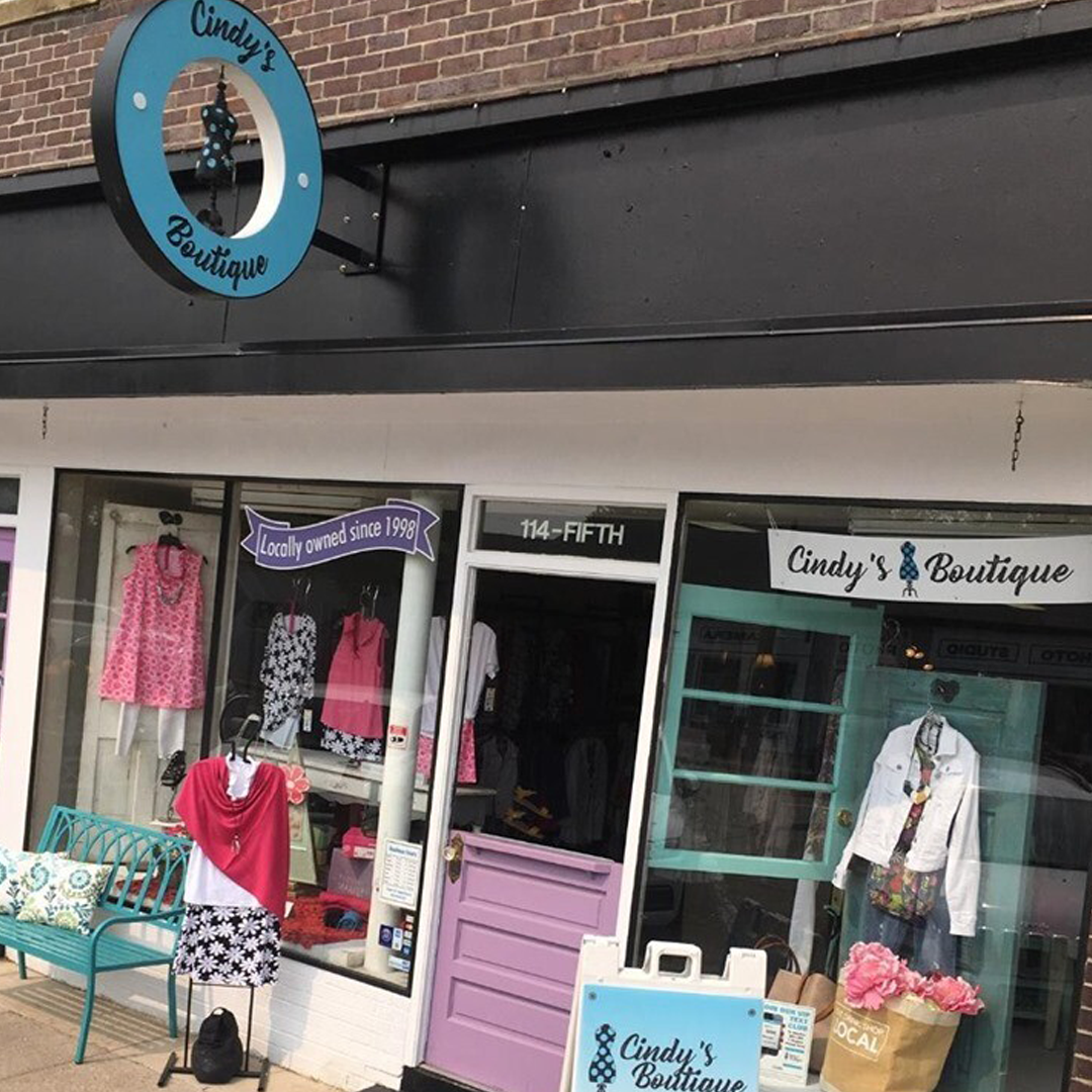 the front of cindy's boutique