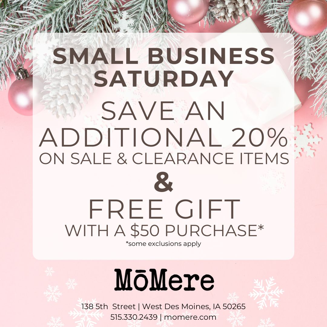 candle bar dsm small business saturday ad