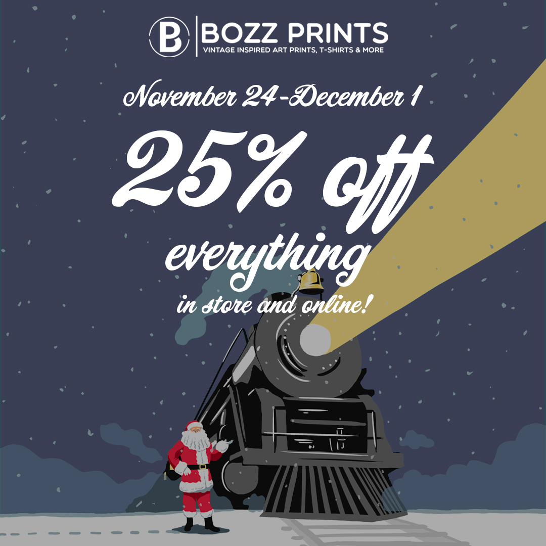 bozz prints small business weekend ad