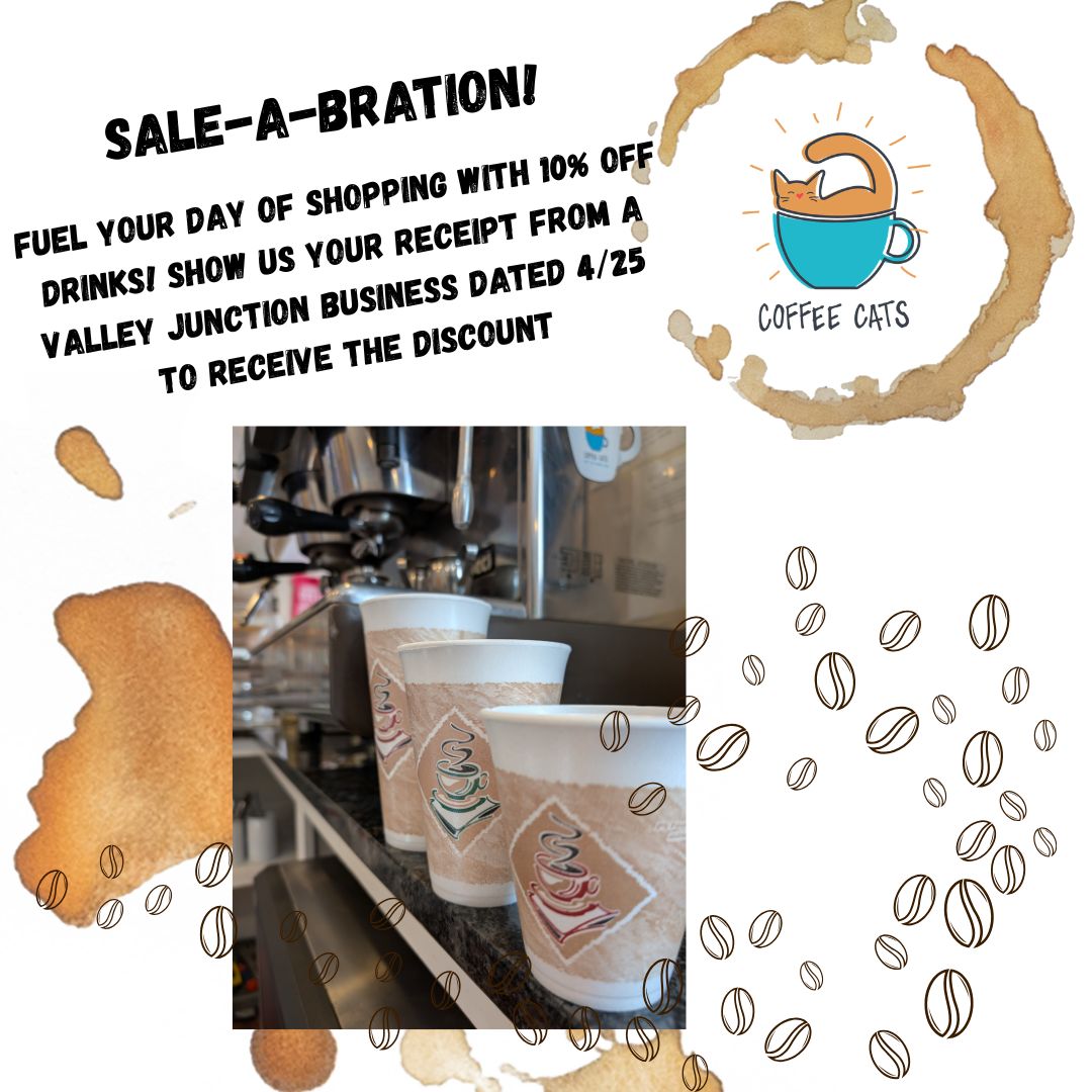 coffee cats sale a bration ad