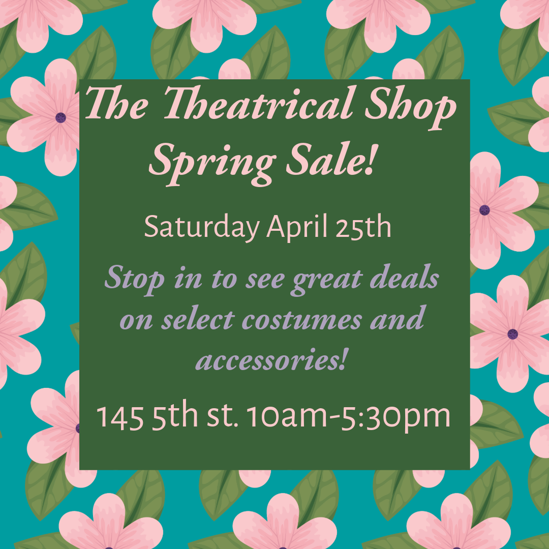 theatrical shop sale-a-bration ad